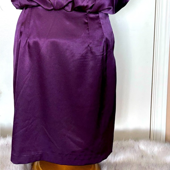 Jessica, one shoulder dress. Plum/Purple, Size 10, **Brand New, Never used - Picture 4 of 4